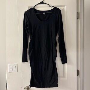 Old navy maternity Black Long Sleeve Dress medium